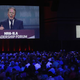 The NRA's Wayne LaPierre rails against liberals with their safe spaces and Orwellian propaganda from a giant screen overlooking a gun convention, (Photo: Scott Olson/Getty)